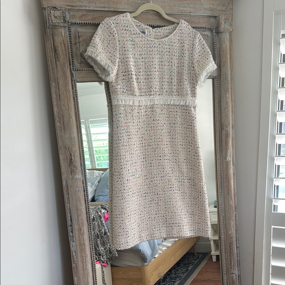 Sara Campbell Multicolor Tweed Dress